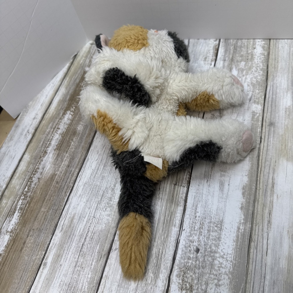 VTG 1992 Kitty Kitty Kittens Patches Calico Cat PURRING Plush Stuffed Toy Tyco - Picture 7 of 11
